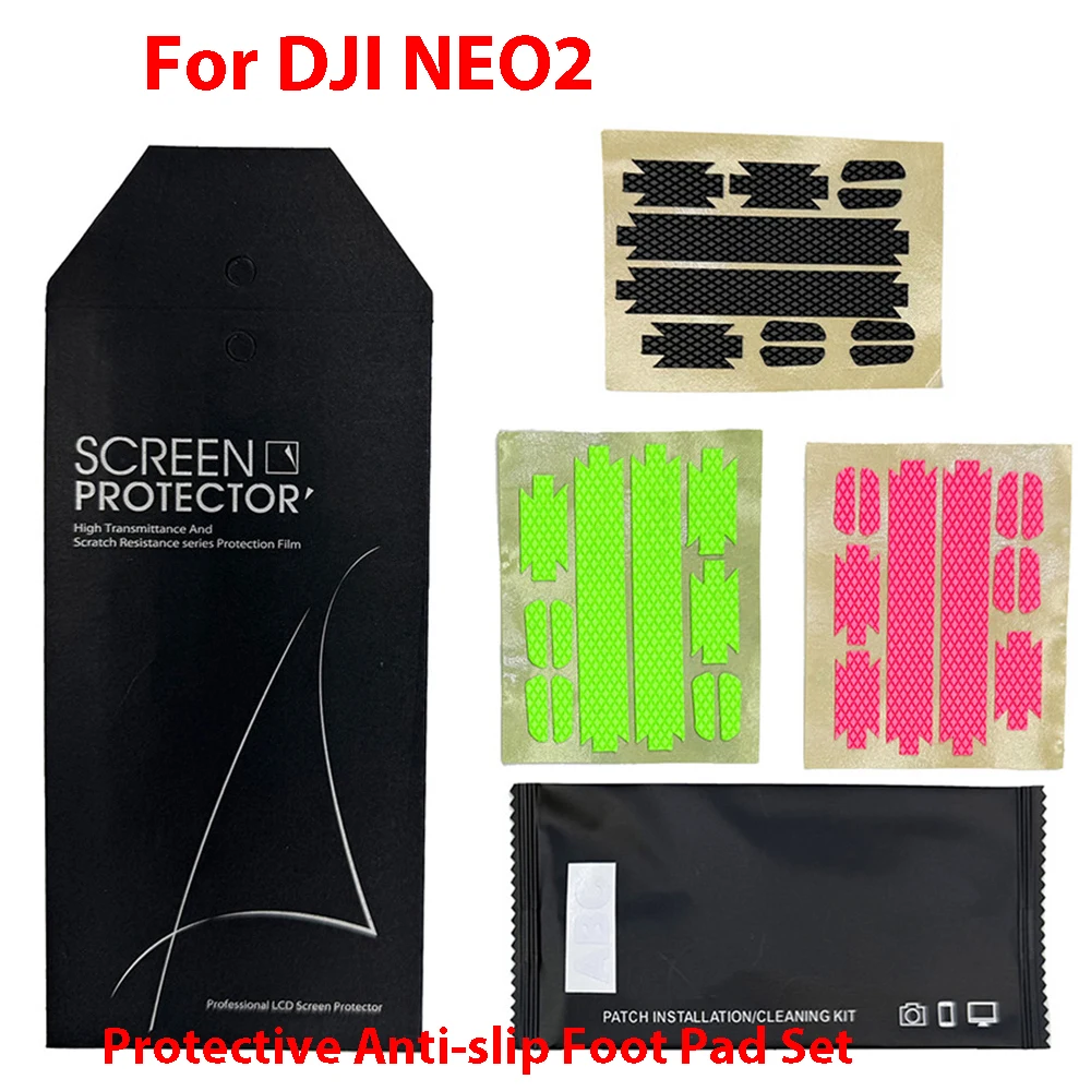 

For DJI NEO 2 Protective Anti-slip Anti-wear Foot Pad Set Identification Labels Marking Label Accessories