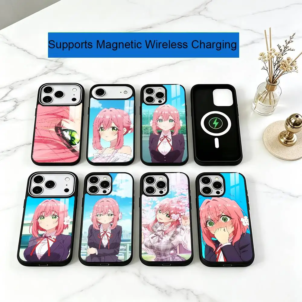 T-The 100 Girlfriends H-Hakari Hanazono Phone Case For iPhone17,16,15,14,13,12,11 Plus,Pro Supports Magnetic Wireless Charging