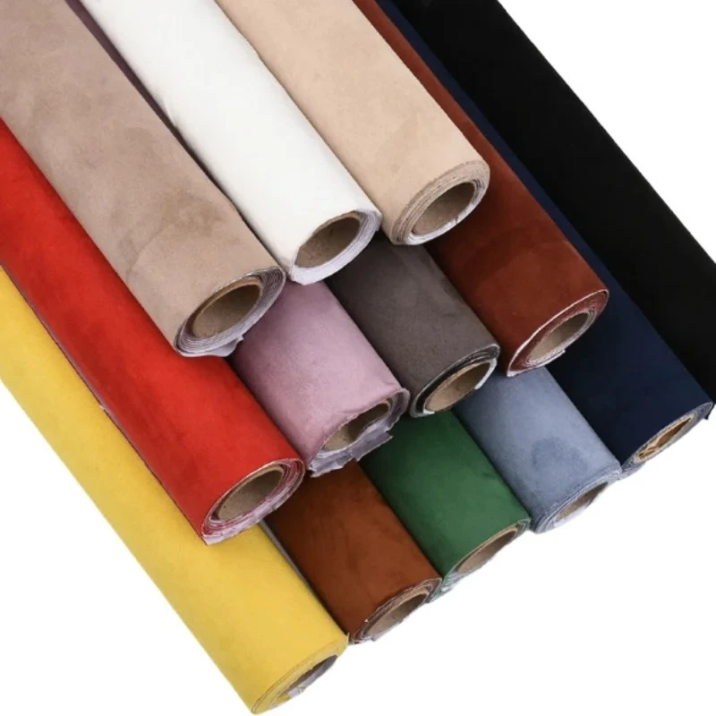 

1m/2m/3m/5m*50cm Multi Colors Self Adhesive Suede Velvet Fabric Sticky Leather Fabrics for DIY Car Headlining Interior Modified