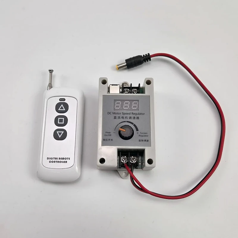 DC 6V-24V Motor Remote Controller PWM Electronic Speed Regulator High Precision Smooth 433MHz