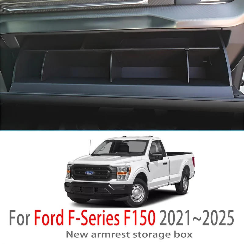 

Car Accessories For Ford F-Series F150 2021~2025 Center Console Armrest Storage Box Multifunctional Storage Auto Interior Parts