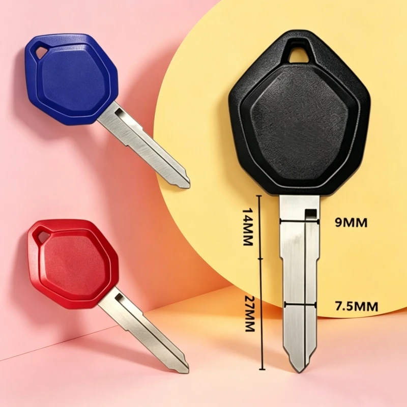 10pcs Motorcycle Key for Ducati Panigale 959 PanigaleV2 V2 Bayliss Uncut Blank Replacement Keys 2022 Model