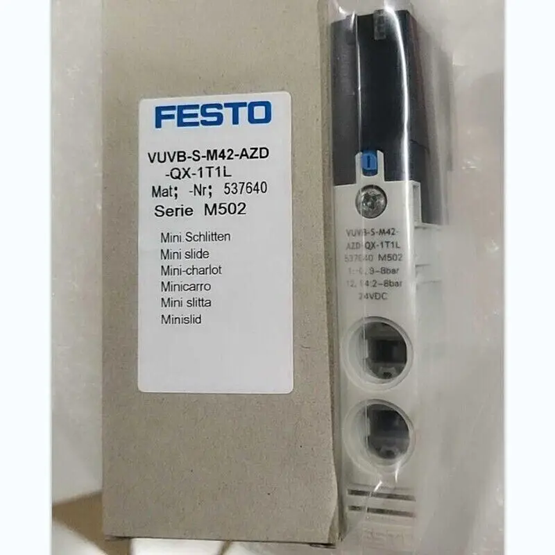 

Brand New FESTO Solenoid Valve VUVB-S-M42-AZD-QX-1T1L 537640 In Stock