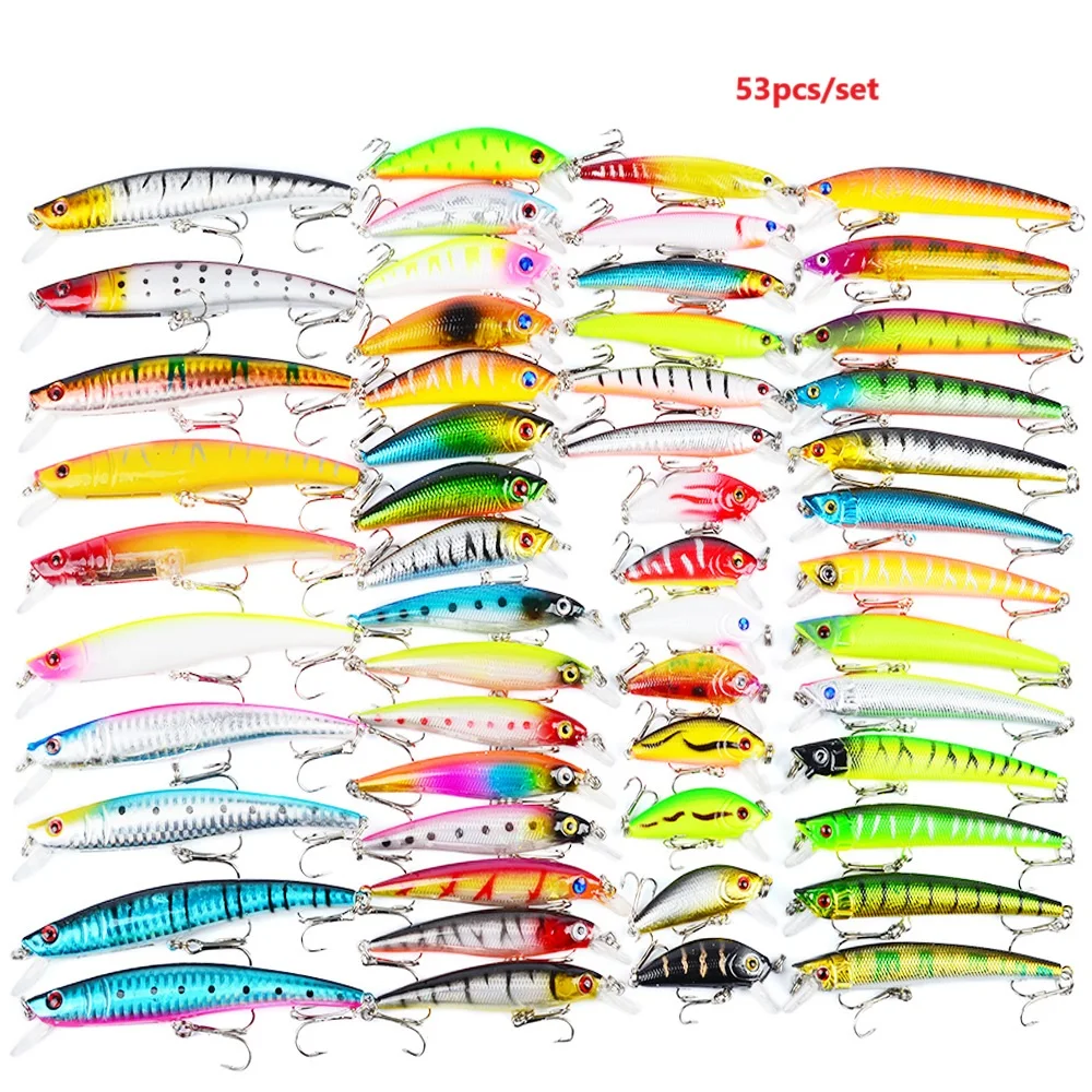 

Luya Minnow Lure Fishing Lure Bass Bait Sinking Floating Hook Wobblers 3D Fish Seawater Hard Artificial Tackle