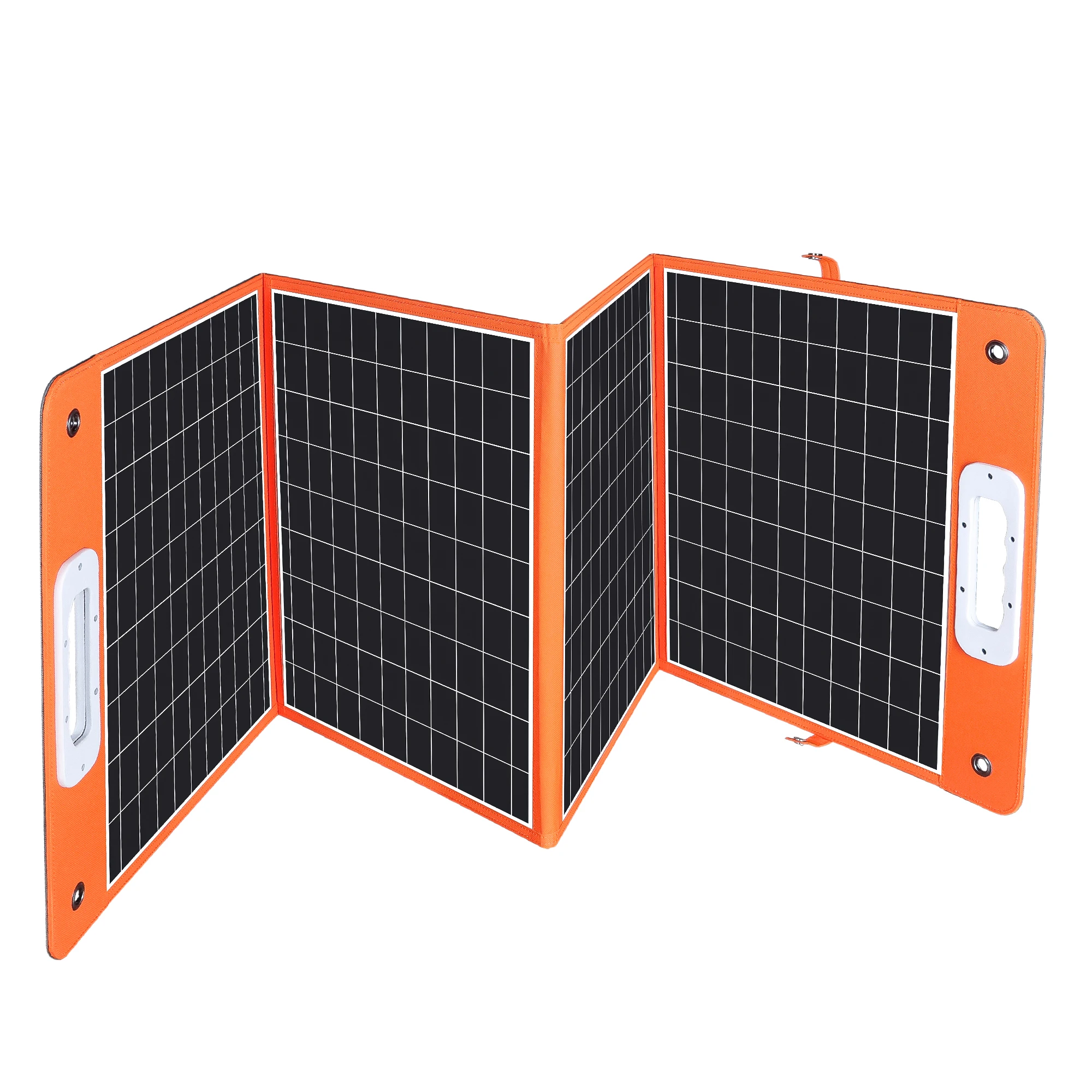 200W Portable Flexible Foldable Solar Panel 18V USB Type C DC Port Solar Generator Energy For Outdoor Camping Hiking Trip Use