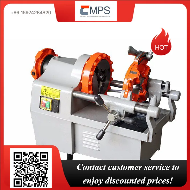 415V 380V 220V 110V Automatic Electric Thread Power Ratchet Pipe Threader ZT-M33 750W 1/2-4