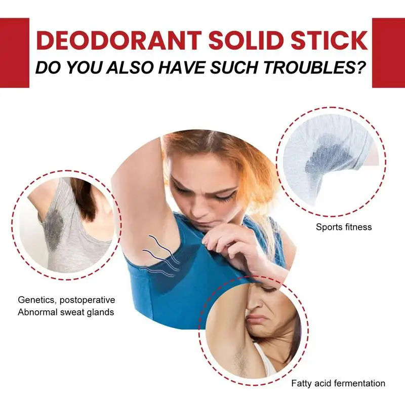 Deodoranti per ascelle naturali balsamo antitraspirante per ascelle deodoranti Stick controllo degli odori Roll-on per uomini e donne freschezza