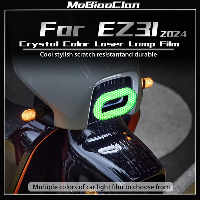 

Для ZEEHO EZ3i ez3i 2024, пленка для фар и задних фонарей мотоцикла, модифицированная цветная сотовая лазерная пленка с защитой от царапин