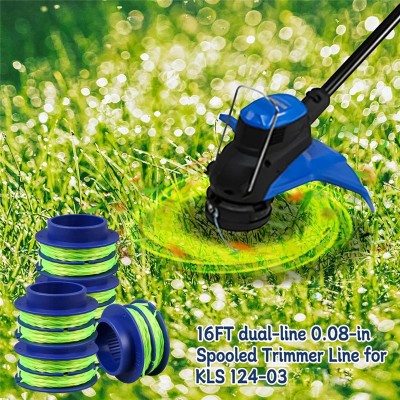 CMHI-0.080-In Dual Line Replacement Spool Compatible With Max String Trimmer Model (3 Pack)