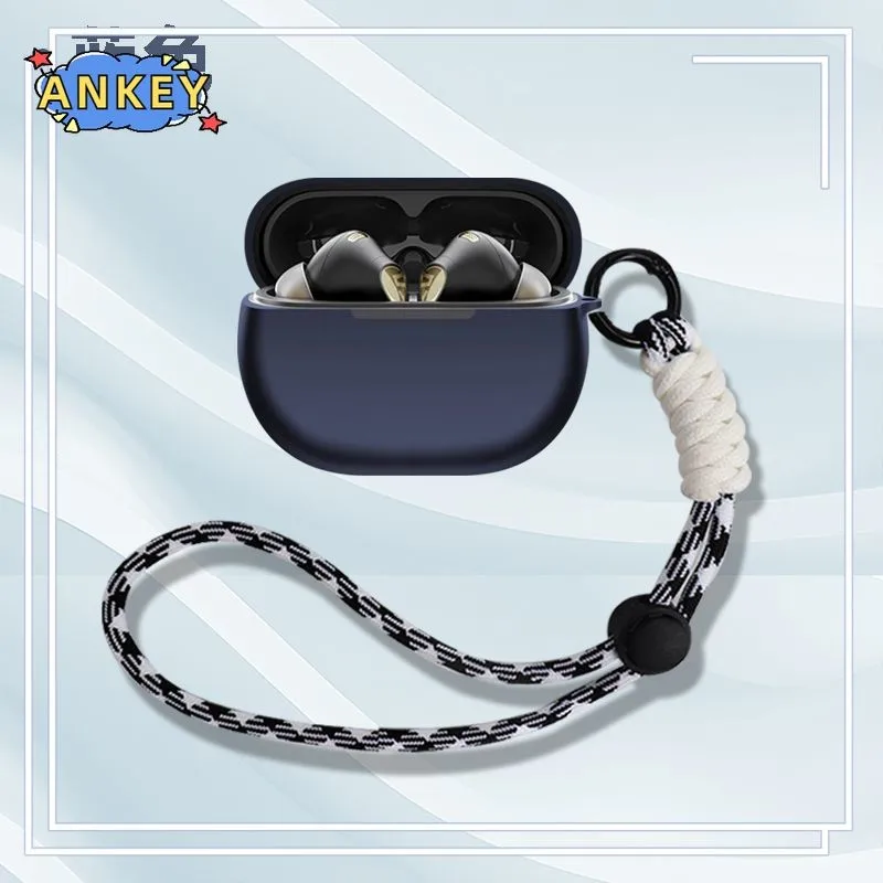 Case for Soundpeats Capsule3 Pro Pro+ Plus Protective Nylon Lanyard Soft Cover Headphone Shells Hand Rope Strap Accessories