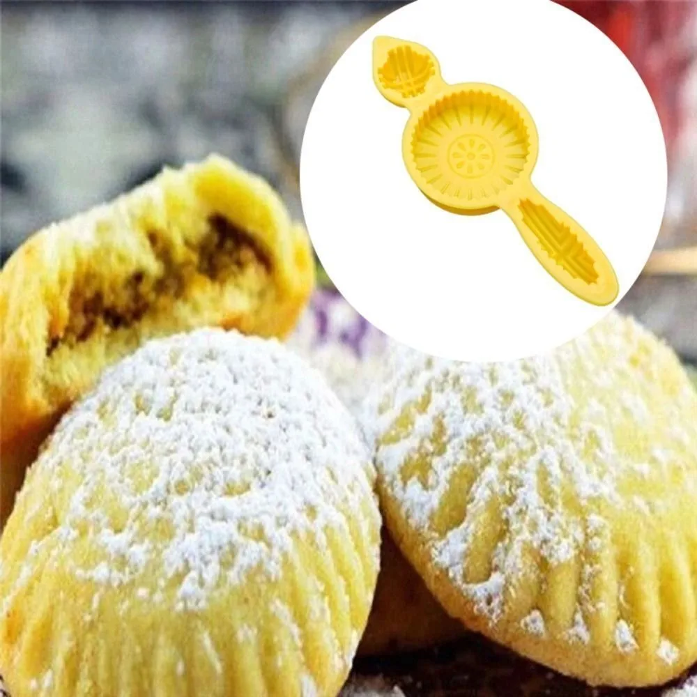 New Plastic Maamoul Mould Household Baking Chocolate Middle Eastern Cookie Mold Yellow Rice Ball Mold