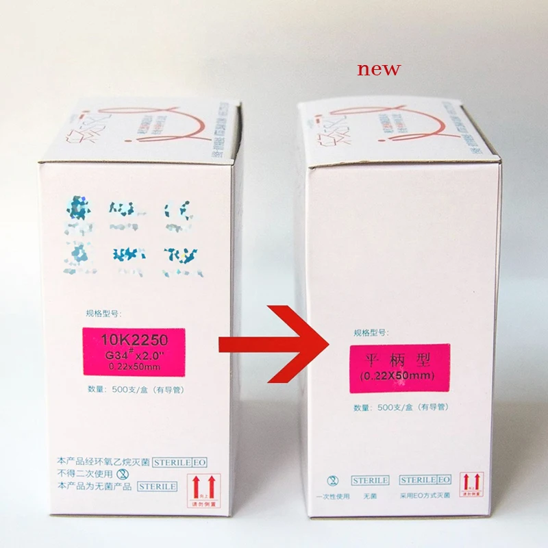 1000Pcs new acupuncture needles disposable sterile Tube needle Acupressure Point tech EACU Body Beauty filiform needle with tube