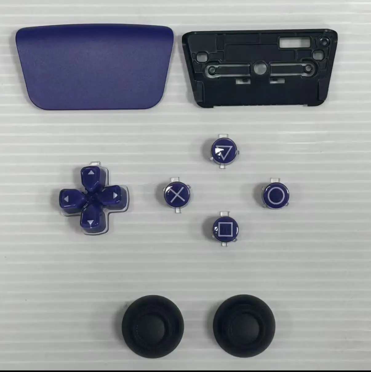 Hoogwaardige vervangende behuizing voor PS5-controller - Galactic Purple Limited Edition Custom Mod-behuizing