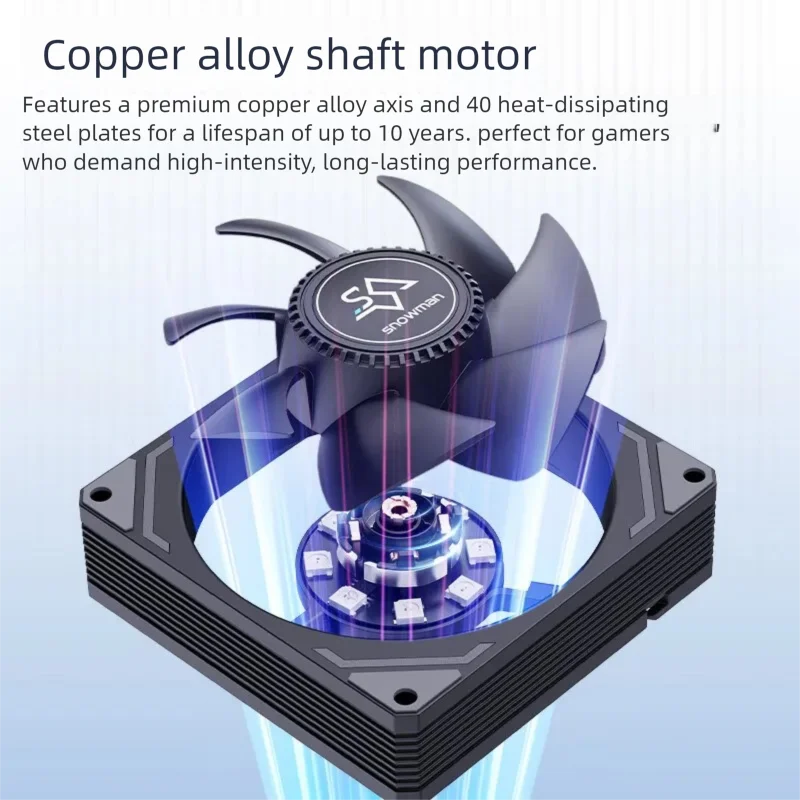 ثلج 90 مللي متر مروحة ألعاب الكمبيوتر مروحة 5 فولت 3pin ARGB PWM 4pin صامت هادئ مروحة تبريد الكمبيوتر تيار مستمر 12 فولت ضبط سرعة المروحة AK90 #4