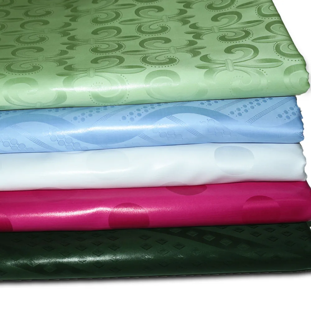 جودة النمسا اللامعة 2025 لون جديد قماش بازان الثراء Feitex غينيا بروكيد 100% قطن عطر شادا الدمشقي #2