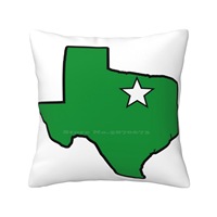 Texas With Star University Of North Texas-Unt Pillowslip Pillowcase Unt University Of North Texas Mean Green Denton Whataburger