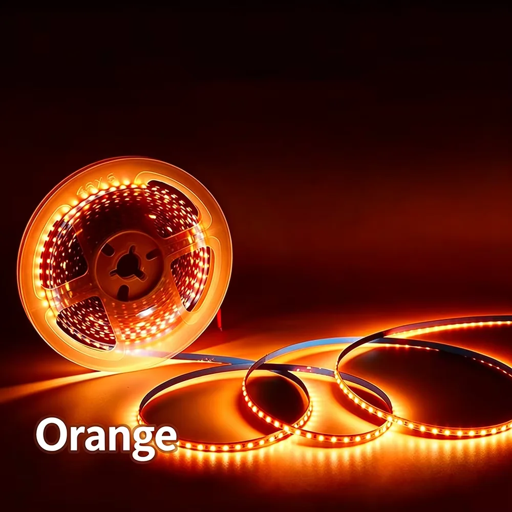 3mm Ultra Thin LED Strip DC12V 180LEDs High Bright Flexible LED Tape 3000K 4000K 6000K Red Green Lemon Yellow Orange Ice Blue 5m