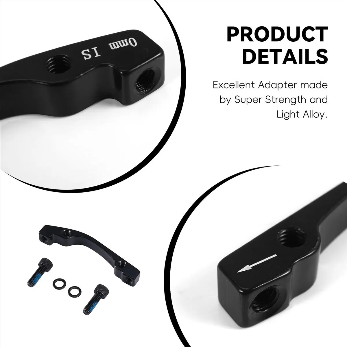 Disc Brake Caliper Mount Adapter Is/Post Front 160Mm Rear 140Mm For Shimano Hayes Mtb