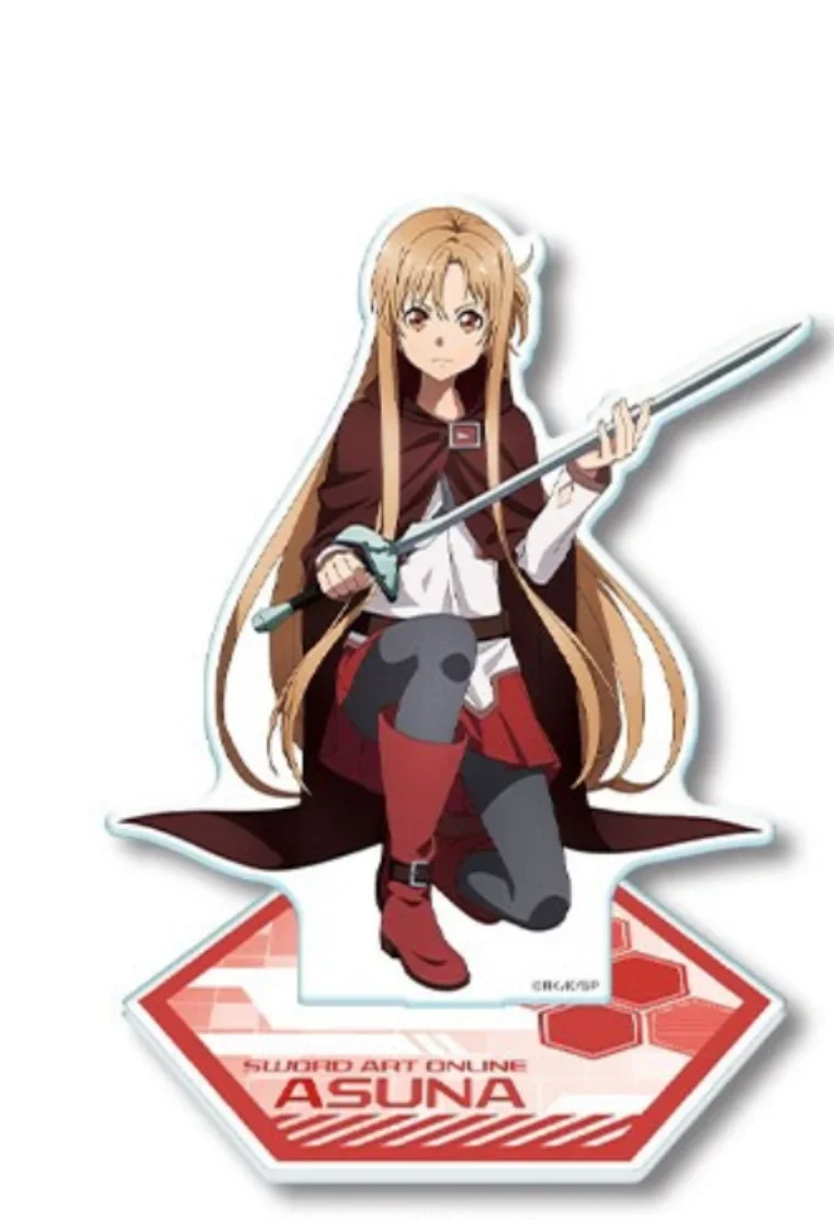 ساو يوكي اسونا كيريجايا كازوتو أنيمي عمل الشكل الدائمة دمية الاكريليك تقف نموذج تأثيري لعبة للهدايا