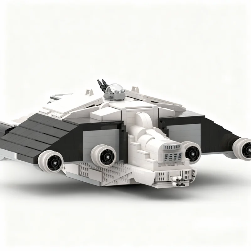 1563PCS MOC Space Battle Black Sun Vigilant Heavy Courier Model DIY Assembly Building Blocks Birthday Gift Display Home Decor