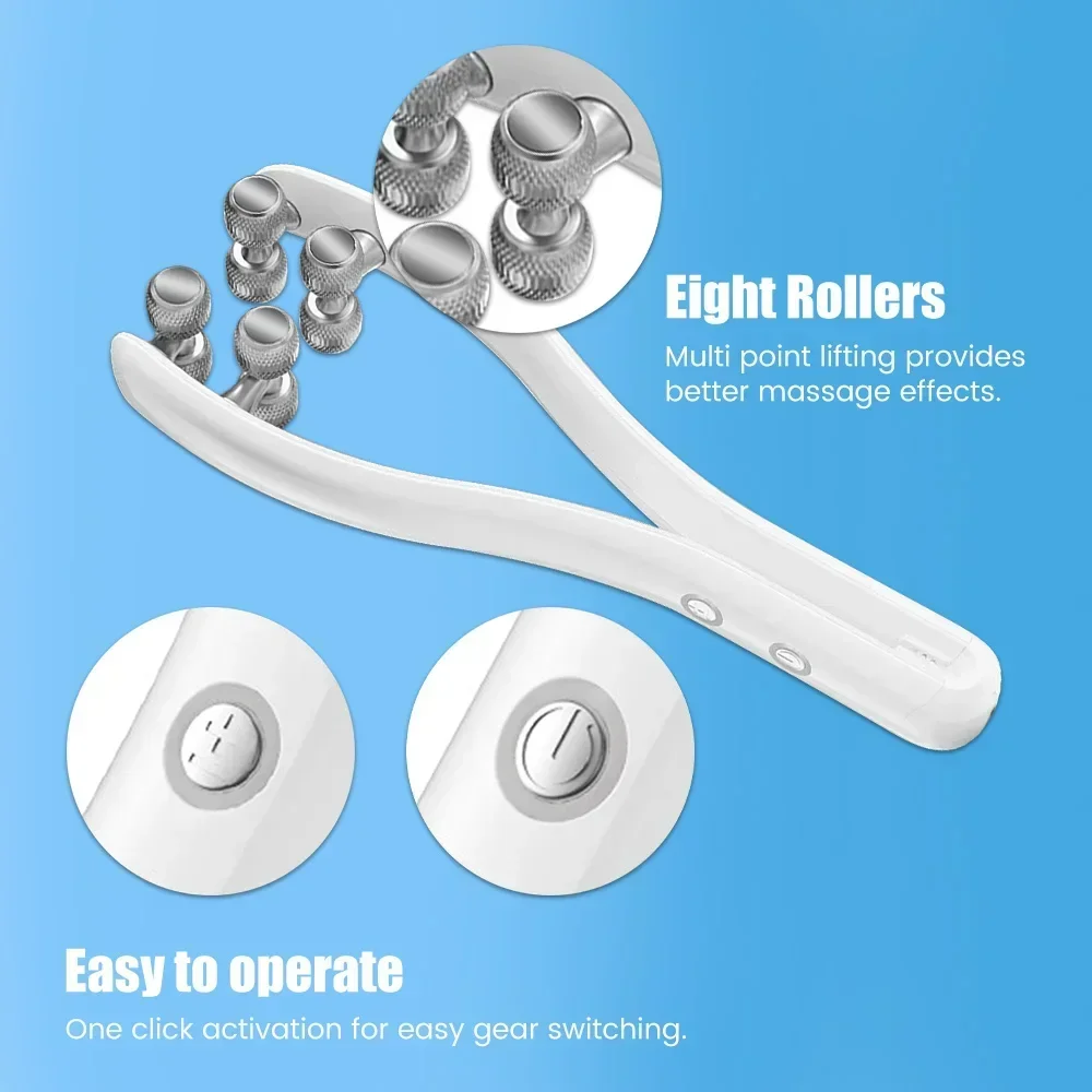 EMS Face Massager Facial Lift Up Machine Microcurrent Cellulite Double Chin Remover Face Massage Roller Skin Tightening Device