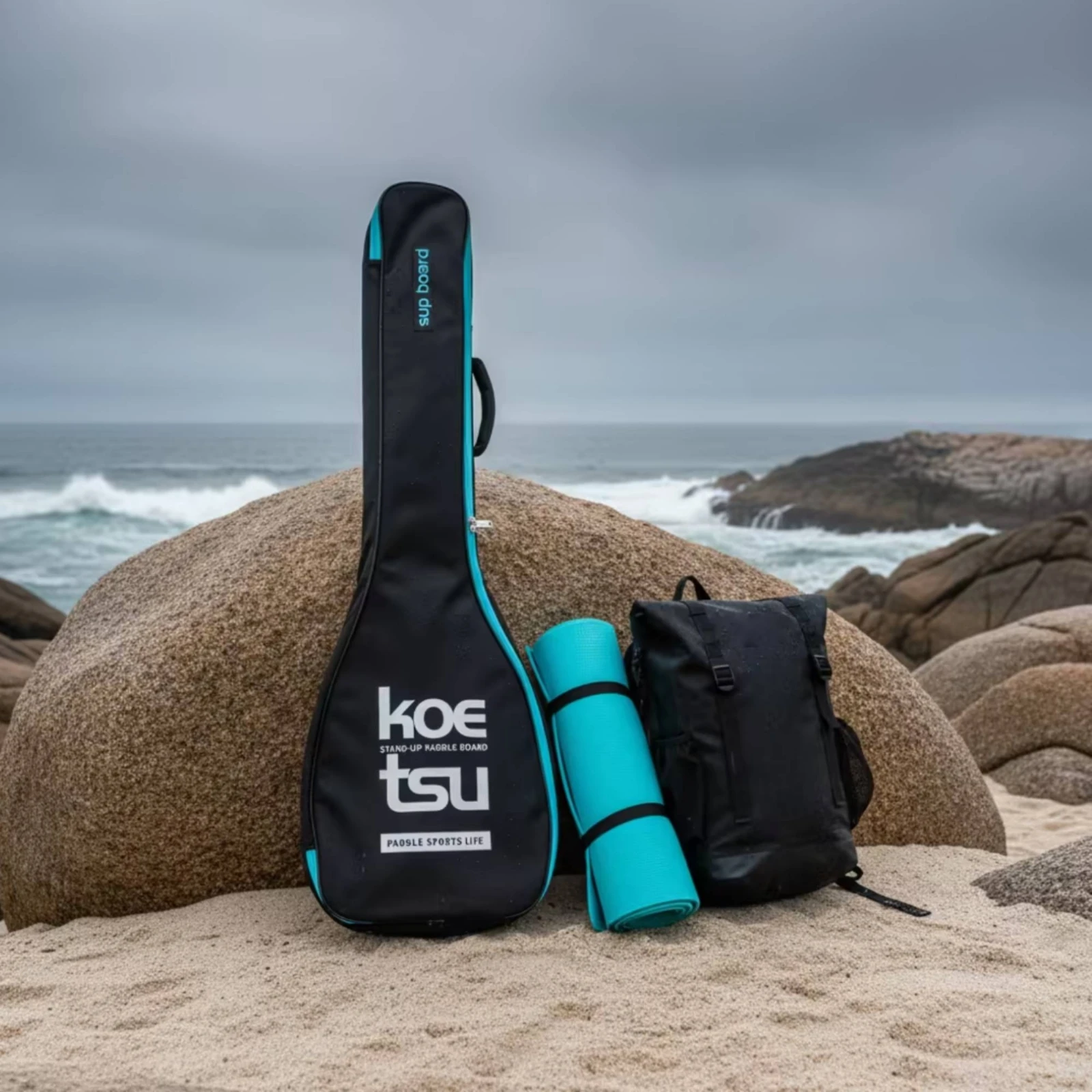 Picture 7: Paddle Bag Soft Paddle Cover Sleeve Water-Resistant Snag-Resistant for Paddleboard Owners, Storage, Travel