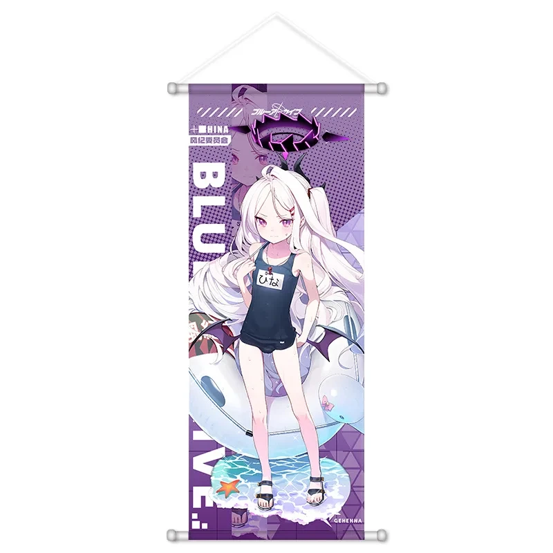 VIKAMA Cute Ice Skating Girl Snow Wall Scroll, 6 Designs, Wall Decor for Bedroom Living Room Dorm view 3
