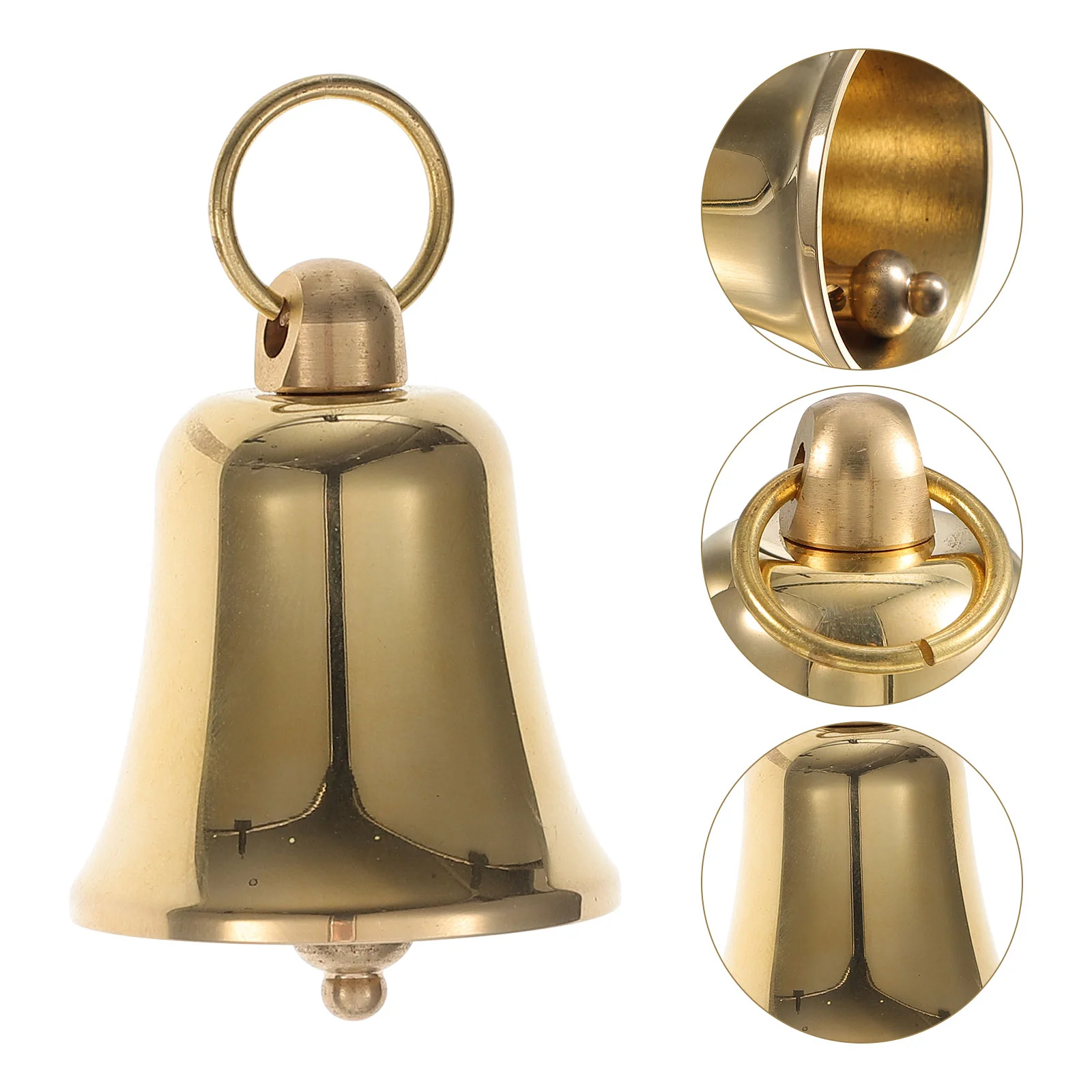 

Brass Bell Metal Bells Tibetan Hand Small Witch Gold Decor Crafts Miniature Bride Christmas to Decorate