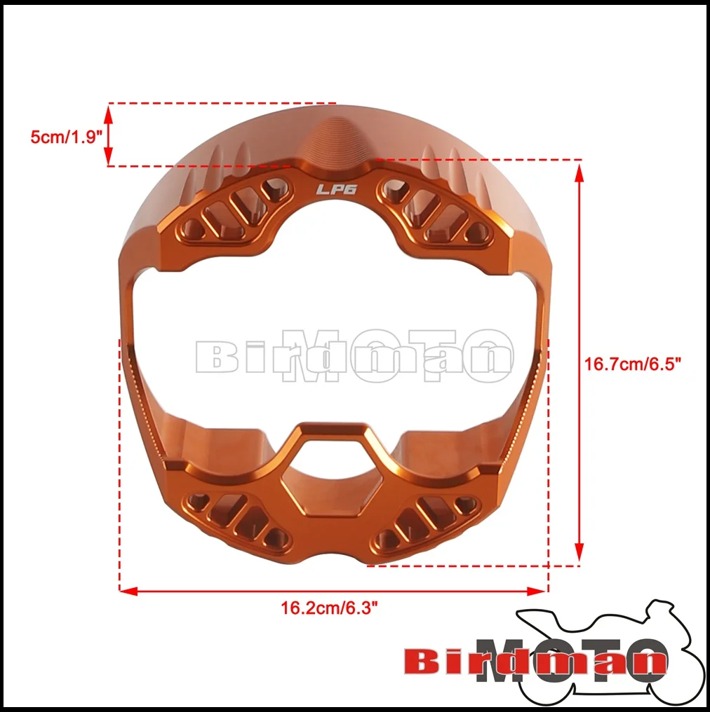 Motorcycle Baja LP6 Light Headlight Shell Protector Frame For Harley Touring Road Glide FLTR Custom FLTRX Limited FLTRK 2021 view 2