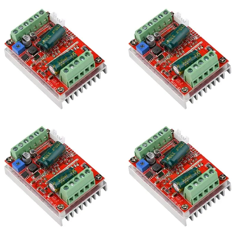 N36R-4X DC 6-60V 400W BLDC Three Phase DC Brushless Motor Controller PWM Hall Motor Control Driver Board 12V 48V