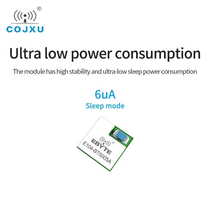 nRF52805 BLE5.0 2400-2483.5MHz 4dBm 70m Range 3.3V BLE5.0 Ceramic Antenna UART BLE Module cojxu E104-BT5005A