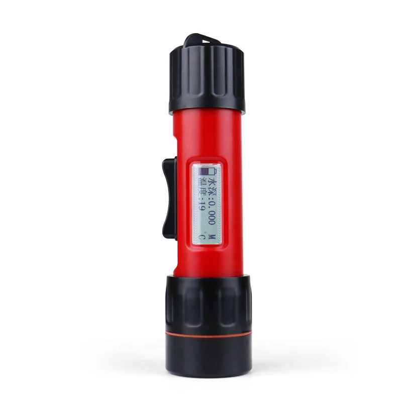 Integrated water depth and water temperature measuring instrument, ultrasonic detector, fire disaster