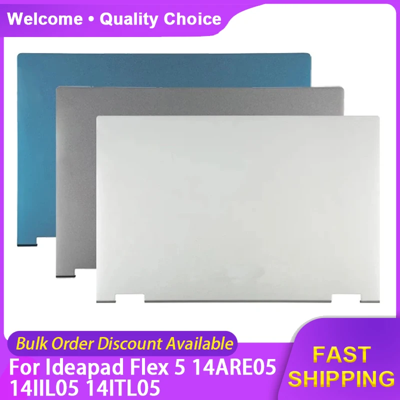 

Новый корпус для ноутбука Lenovo Ideapad Flex 5 14ARE05 14IIL05 14ITL05, задняя крышка LCD, верхний корпус, задняя панель, замена пластиковой/металлической крышки.