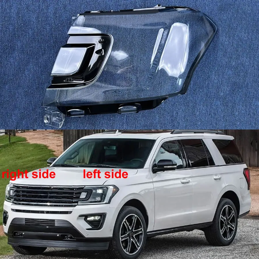 

For Ford Expedition 2018 2019 2020 Headlight Shell Lampshade Lens Transparent Headlamp Cover Plexiglass Auto Replacement Parts