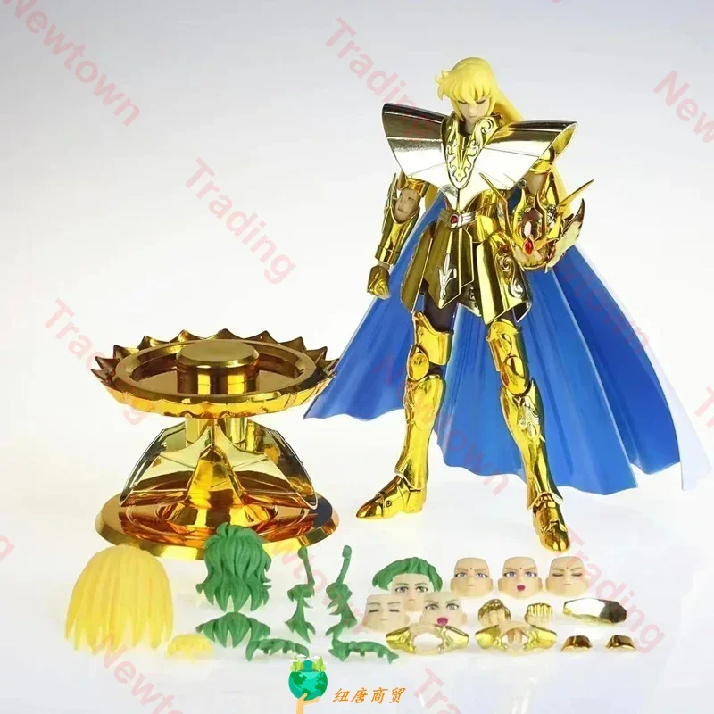 โมเดล CS นักรบเซนต์เซย่า ชุดมิธคลอธ EX ราศีกันย์ ชากะ ว และราศีอังโรมีดา ชุน พร้อมฐานดอกบัว ชุดอัศวินทองแห่งราศี ฟิกเกอร์แอคชั่น