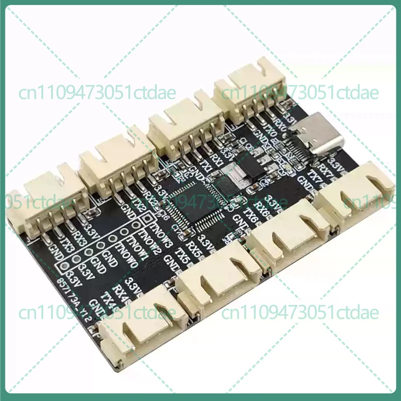 For CH348 USB to 8-Port TTL RS485 Serial Module