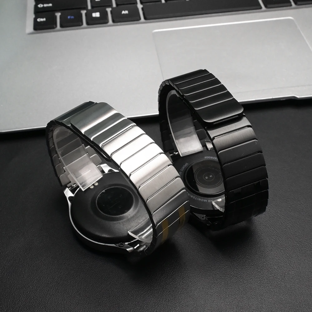 22 مللي متر حزام الساعات سوار فولاذي غير قابل للصدأ لساعة هواوي GT 6 Pro 46 مللي متر GT 5 Pro في نهاية المطاف رجل حزام معدني ل Amazfit Balance GTR 4 3 #5