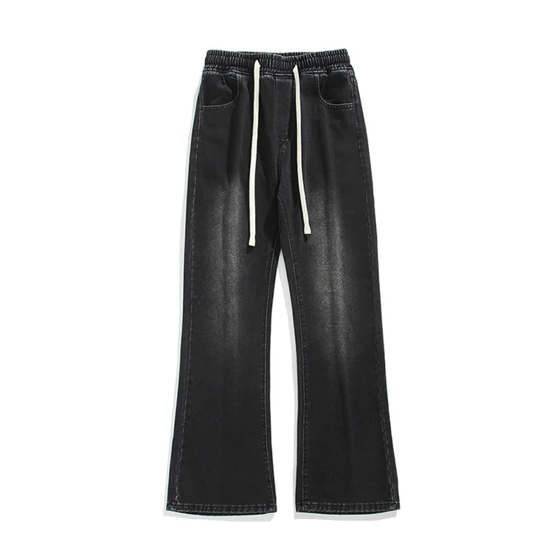 

2025 г., новые модные мужские однотонные простые базовые повседневные модные эластичные брюки в японском стиле, мужская уличная нижняя одежда