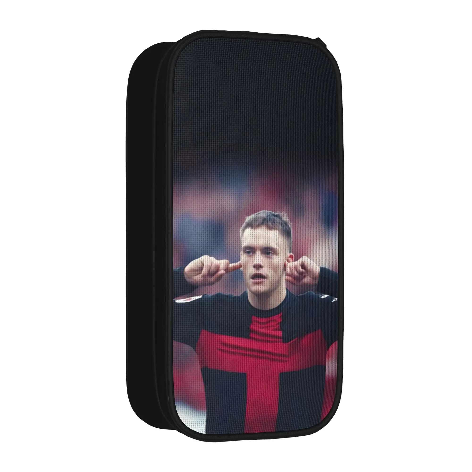 Estuche para lápices con número 7 de Florian Wirtz, estuche para lápices de fútbol, ​​bolsas para lápices para estudiantes, estuche grande para lápices cosméticos de oficina