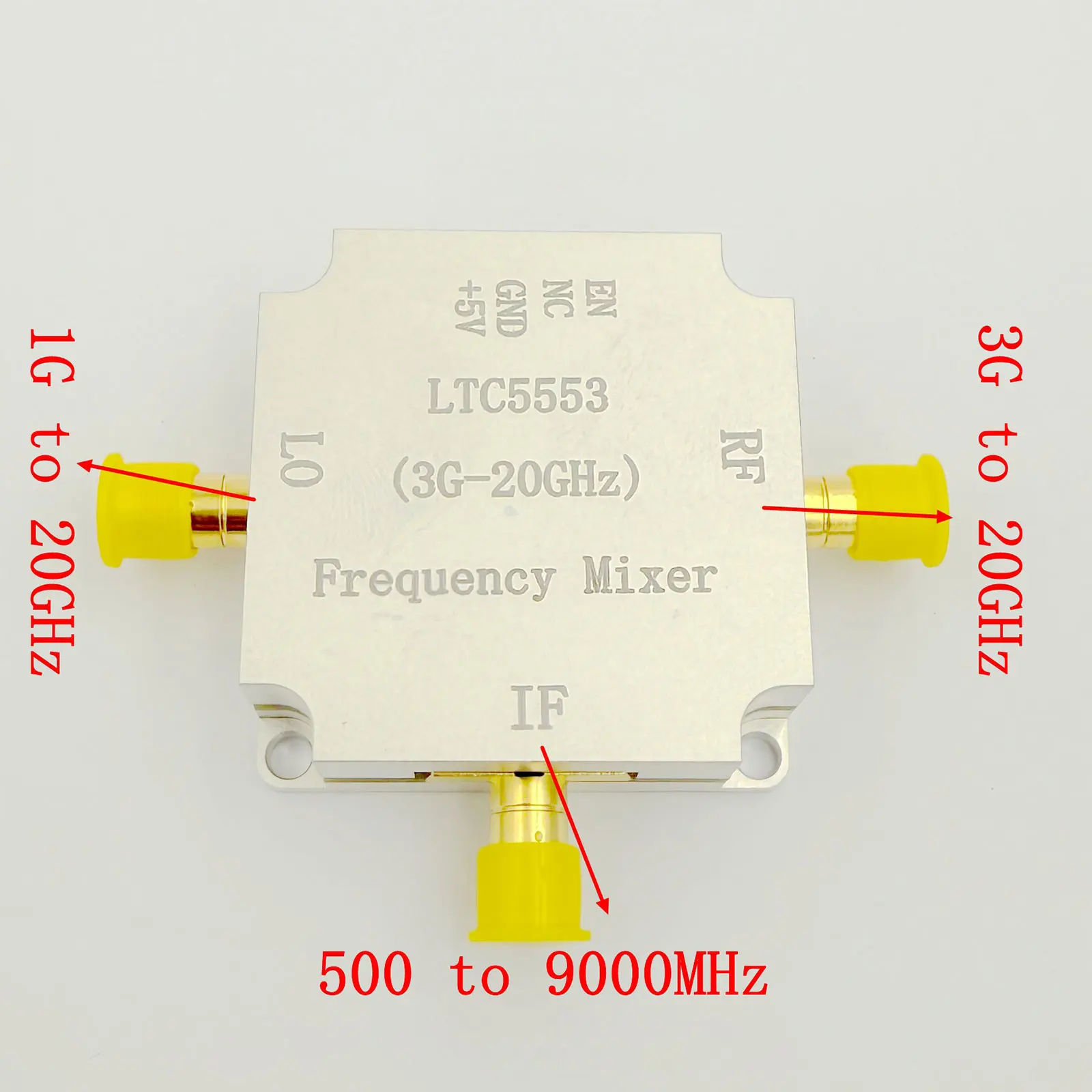 LTC5553 3GHz-20GHz Microwave RF Mixer With Wideband 500-9000MHz Intermediate Frequency Integrated LO Buffer
