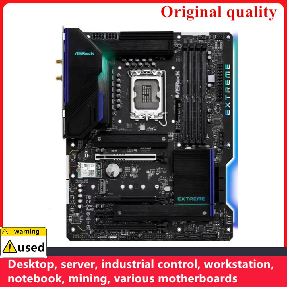 Placa base para ASROCK Z690 Extreme WiFi 6E, LGA 1700, DDR4, 128GB, ATX, para Intel Z690, M.2, NVME, SATA III