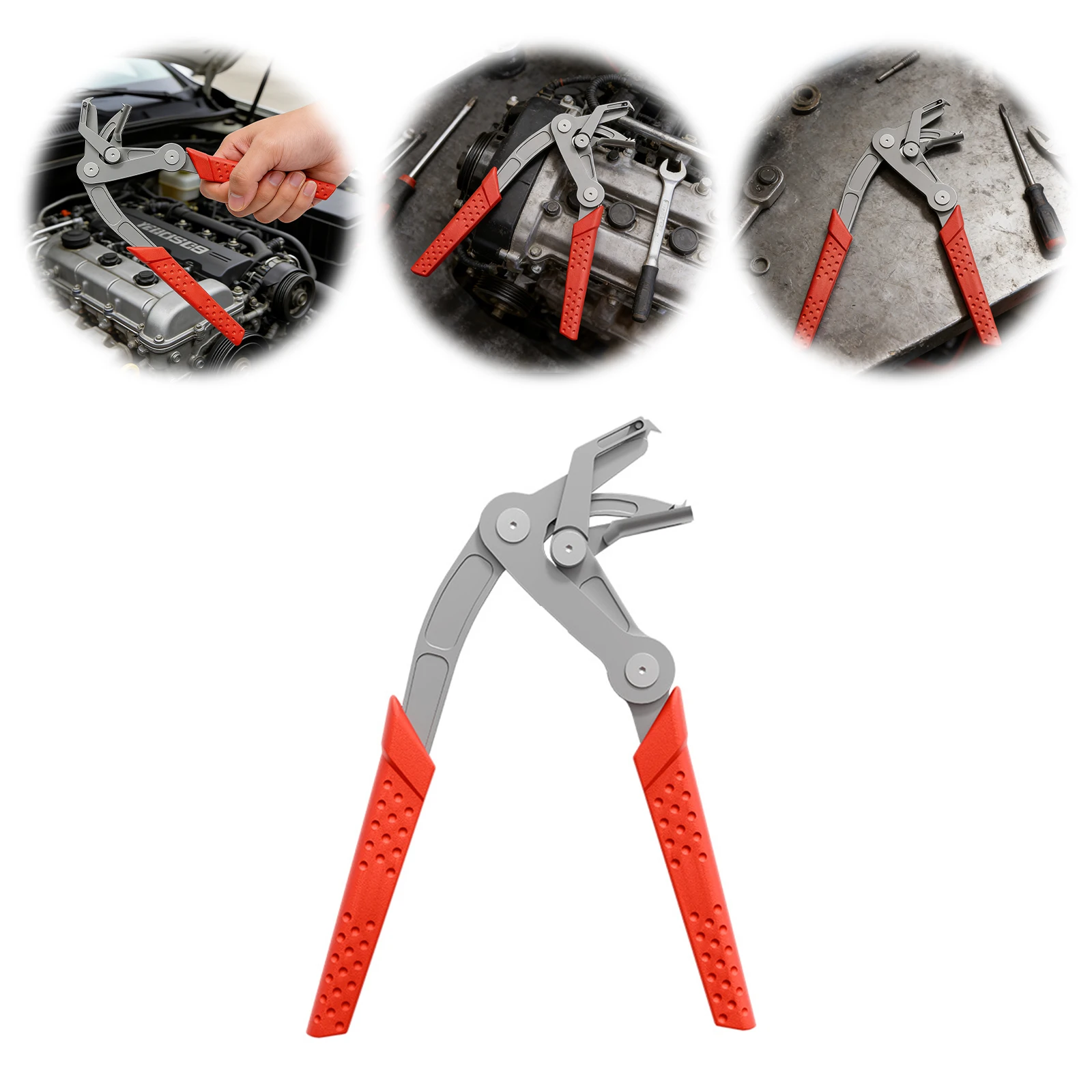 Fastener Clip Removal Pliers with Spring-Loaded Lever Auto Clip Removal Pliers for Auto Door Panels Interior & Exterior Trim