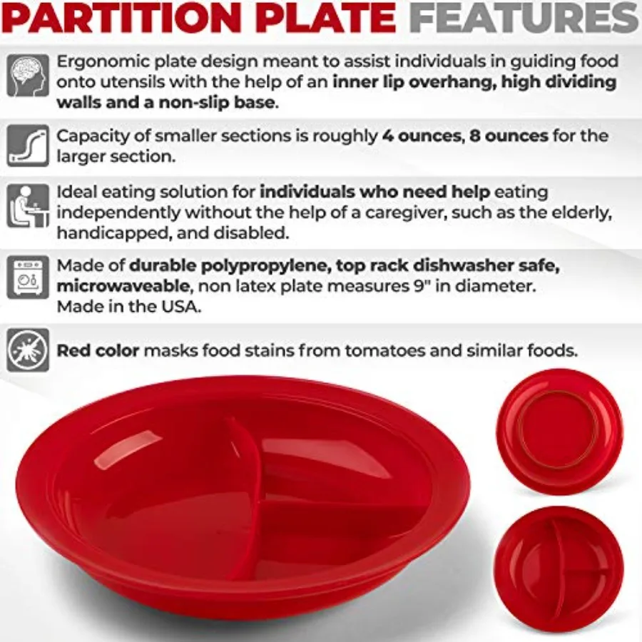 Partitioned Plate - 9