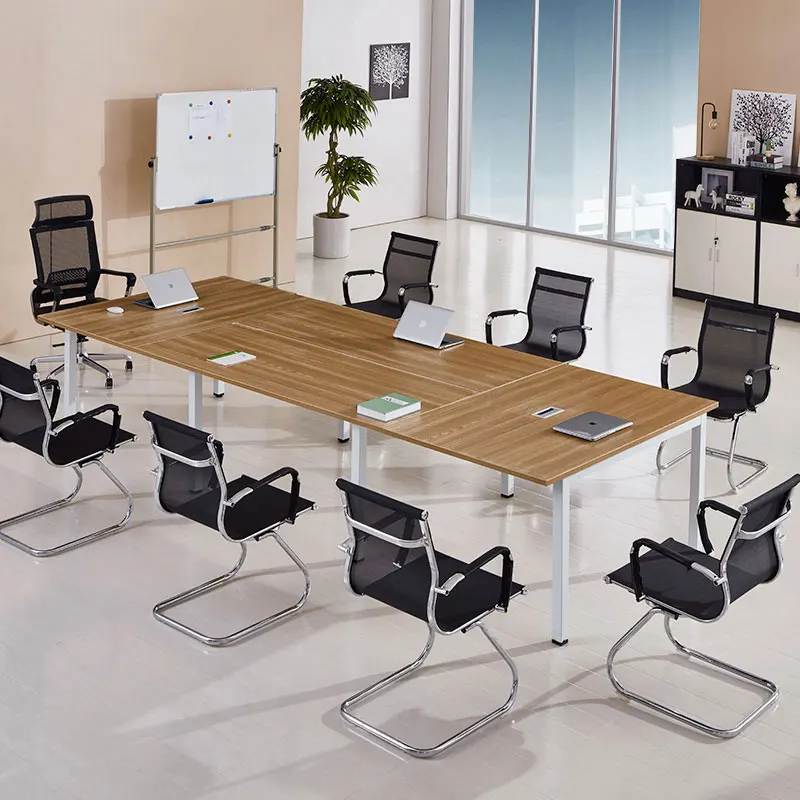 Conference Table Specifications Modern Office Furniture Office Building Commercial Furniture Wood Training Tables and Chairs