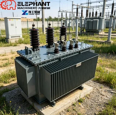 11kV 630kVA 1000kVA 3 Oil Immersed Copper Winding Hermetically Sealed Transformer Level 1 Low Loss Energy Saving For Factory
