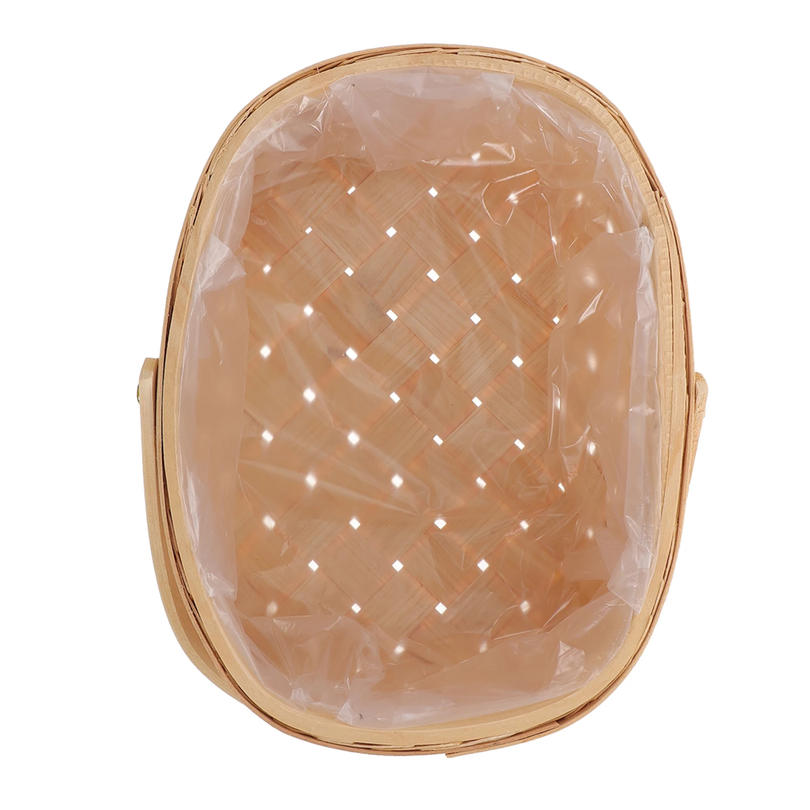 

Wooden Storage Basket Handmade Natural Cedar Woven Container For Home Office Organization Decorative Houseware