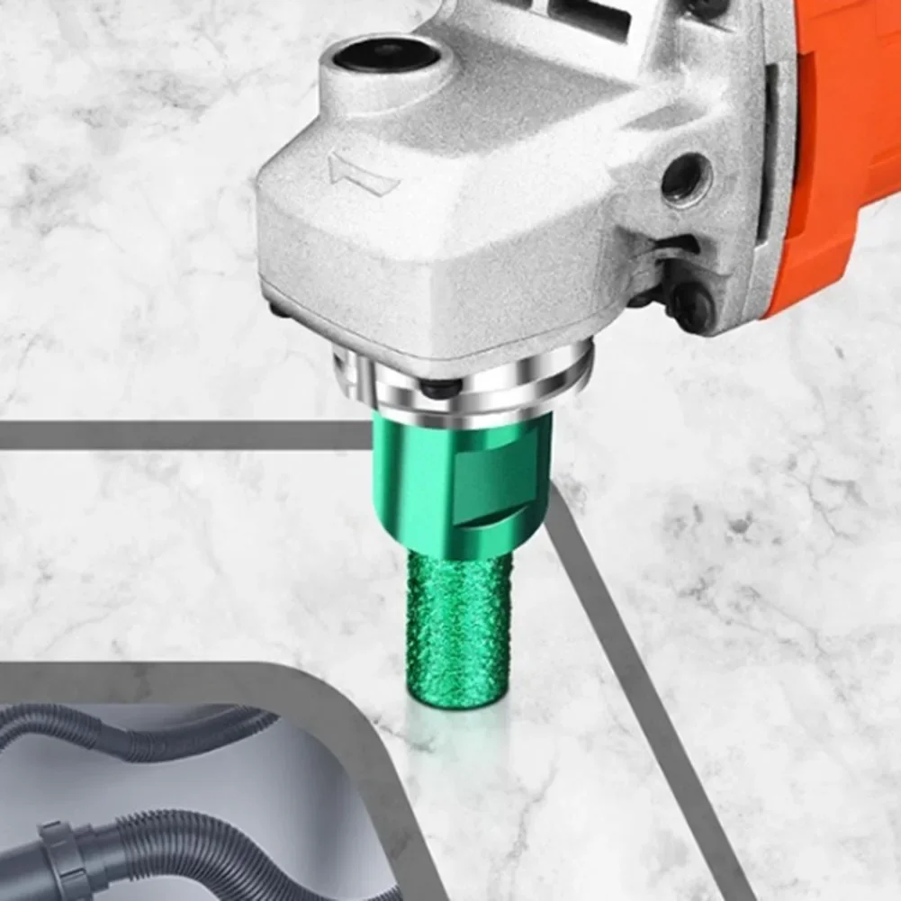 Vaccum Brazed Diamond Core Drill Bits M10 Thread Hole Saw Cutter For 100 Angle Grinder Brazed Bit Milling Cutter For Tile