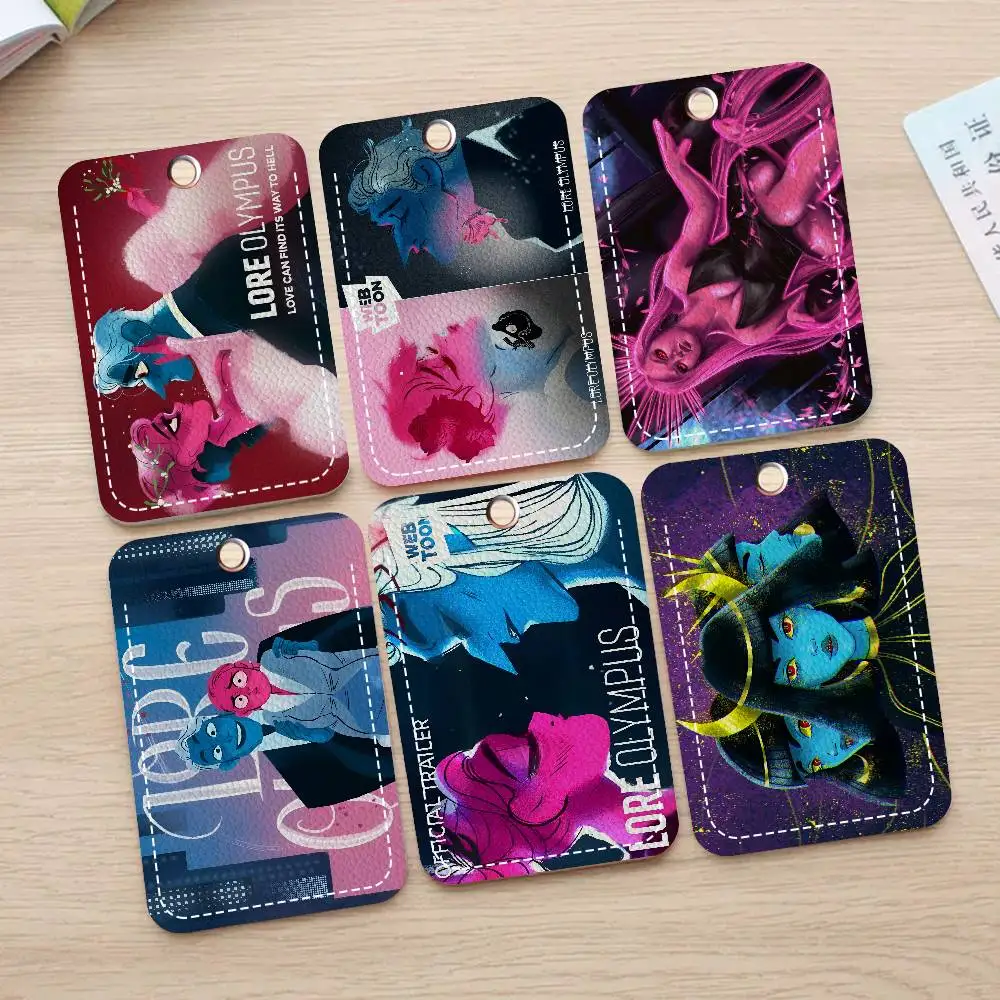 

L-Lore O-Olympus Comics из мягкой кожи, прямоугольный держатель для ключей, защитный чехол для индукционного лифта, молодежный аккор Faion