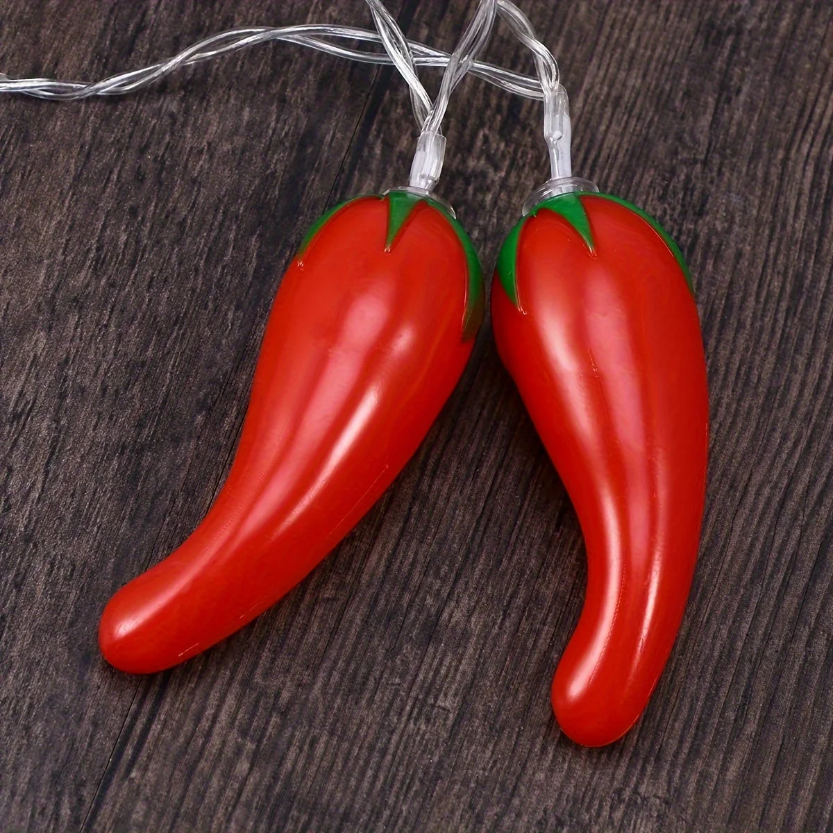 Solar Chili Pepper String Light Outdoor Waterproof Lamp Outdoor Patio Yard Kitchen Christmas Decorations Solar Fence Fairy Light