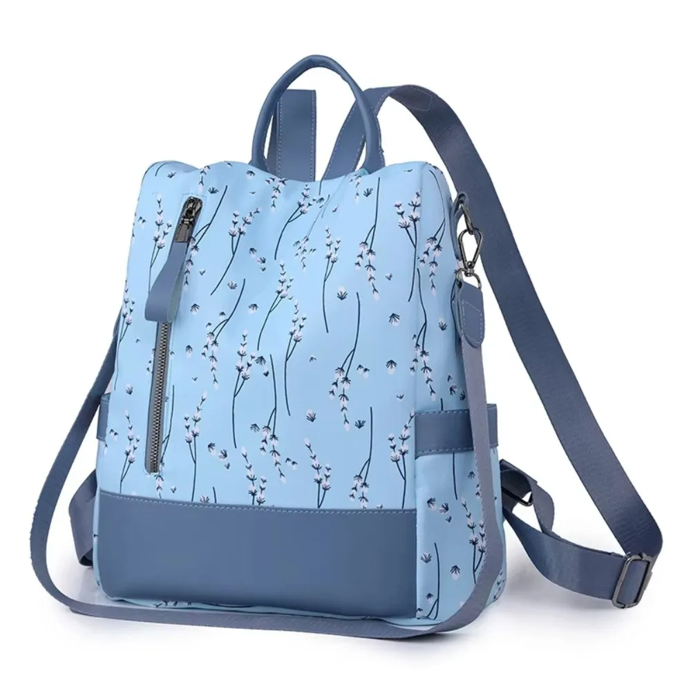 

1 шт. Новая женская сумка-рюкзак из ткани Оксфорд, многофункциональная, с милым принтом, повседневная, для улицы, большой вместимости, на одно плечо